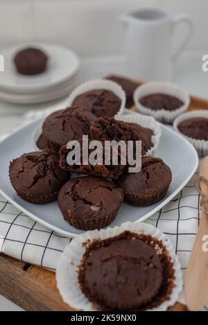 Chocolate Chip muffin Foto Stock