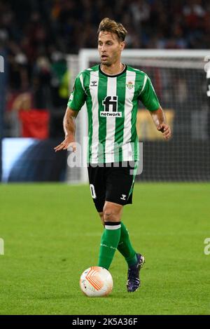 Roma, Italia. 06th Ott 2022. Sergio Canales (Real Betis) durante la partita di calcio della UEFA Europa League 2022-2023 tra AS Roma e Real Betis allo Stadio Olimpico di Roma il 15 settembre 2022. Credit: Independent Photo Agency/Alamy Live News Foto Stock