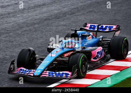 Suzuka, Giappone. 7th ottobre 2022. Fernando Alonso (ESP) Alpine F1 Team A522. Gran Premio del Giappone, venerdì 7th ottobre 2022. Suzuka, Giappone. Credit: James Moy/Alamy Live News Foto Stock