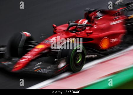 Suzuka, Giappone. 7th ottobre 2022. Charles Leclerc (LUN) Ferrari F1-75. Gran Premio del Giappone, venerdì 7th ottobre 2022. Suzuka, Giappone. Credit: James Moy/Alamy Live News Foto Stock