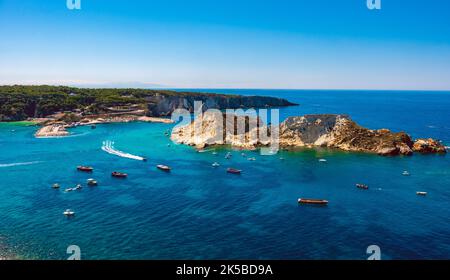 Isole Tremiti di San Domino e Cretaccio in Gargano Puglia Foto Stock