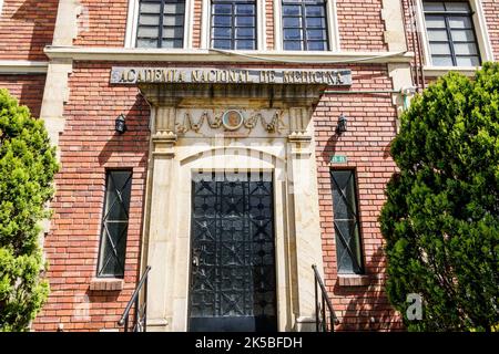 Bogota Colombia,Chapinero Norte Avenida Carrera 7,Academia Nacional de Medicina,Museo Historia de la Medicina,Accademia Nazionale di Medicina Sanità pubblica s Foto Stock