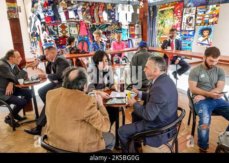 Bogota Colombia, Santa Fe Galeria Artesanal de Colombia interni, negozi business business negozi mercato mercati vendita Foto Stock