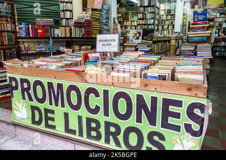 Bogotà Colombia, Veracruz libreria libri vendita libro spagnolo segno, negozio negozi business negozi negozi mercato mercati sellin Foto Stock