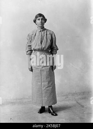 Abby Scott Baker, uniforme occoquana, 1917. Suffragista americano e difensore dei diritti delle donne. Membro del Partito Nazionale della Donna. Arrestato nel settembre 1917 e condannato a 60 giorni nella Casa di lavoro Occoquan. (Sig.ra. Robert Baker). Foto Stock