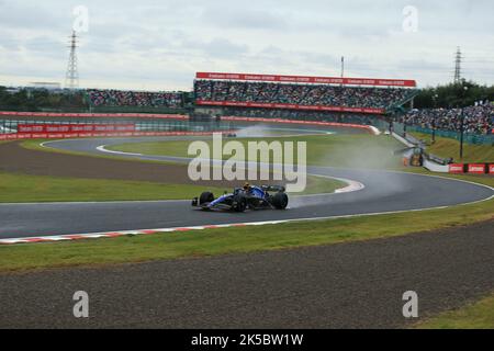7th ottobre 2022; circuito di Suzuka, Ino, Città di Suzuka, Prefettura di mie, Giappone: FIA F1 Gran Premio del Giappone, giornata delle prove libere; Williams Racing, Nicholas Latifi Foto Stock