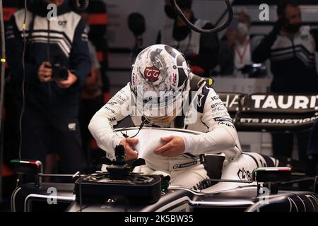 7th ottobre 2022; circuito di Suzuka, Ino, Città di Suzuka, Prefettura di mie, Giappone: Gran Premio FIA F1 del Giappone, giornata delle prove libere; Scuderia AlphaTauri, Yuki Tsunoda Foto Stock