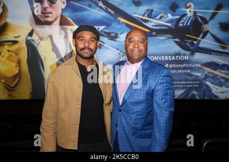 San Francisco, Stati Uniti. 06th Ott 2022. J.D. Dillard, Bruce Dillard partecipa allo Special Screening of Sony Films 'Devotion' presso i teatri del Westfield Century di San Francisco il 7 ottobre 2022 a San Francisco, California. Foto: Michael Pegram/imageSPACE per Sony Pictures/Sipa USA Credit: Sipa USA/Alamy Live News Foto Stock