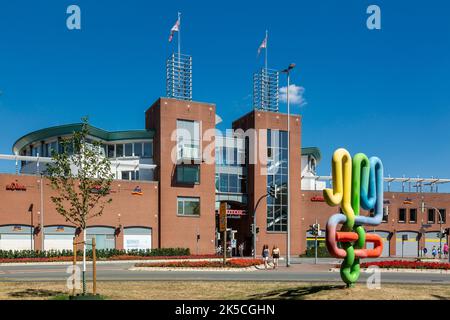 Germania, Bocholt, bassa Reno, Westmuensterland, Muensterland, Westfalia, Renania settentrionale-Vestfalia, NRW, centro commerciale Mein Neutor e Neutorplatz Foto Stock