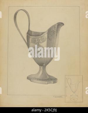 Silver Creamer, 1936. Foto Stock