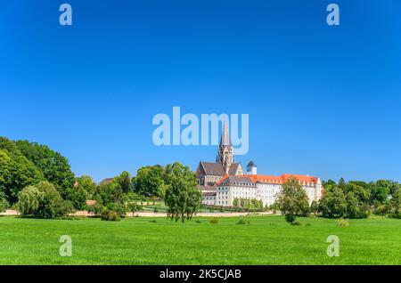 Germania, Baviera, Contea di Landsberg am Lech, Eresing, Archabbey Sankt Ottilien Foto Stock
