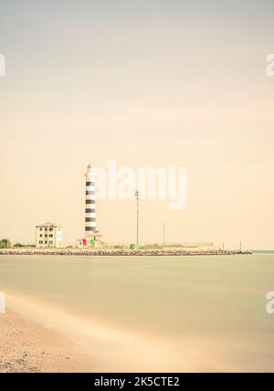 Faro Lido di Jesolo Foto Stock