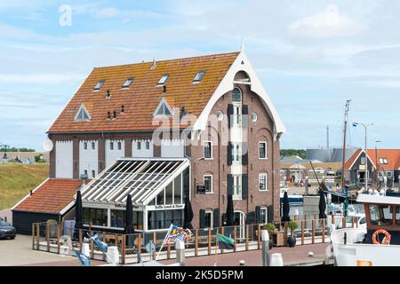 Paesi Bassi, Texel, Oudeschild, porto Foto Stock