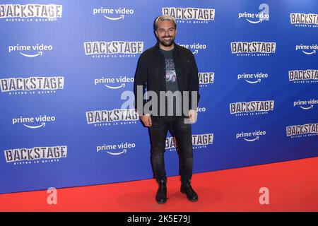 Roma, Italia. 07th Ott 2022. Sebastiano Re partecipa al tappeto rosso del film 'Backstage-Dietro le quinte' al Cinema Adriano. Credit: SOPA Images Limited/Alamy Live News Foto Stock