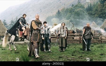 HUGH DANCY, RAY STEVENSON, Ioan Gruffudd, JOEL EDGERTON, Ray Winstone, King Arthur, 2004 Foto Stock