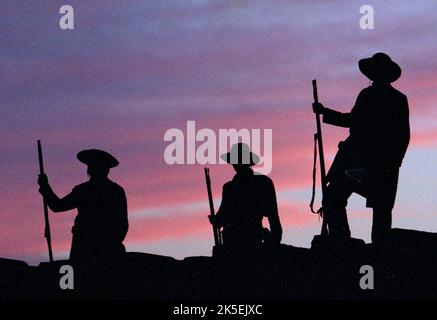 PISTOLERI AL TRAMONTO, THE ALAMO, 2004 Foto Stock