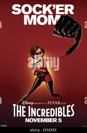 JACK JACK, ELASTIGIRL AKA HELEN, GLI INCREDIBILI, 2004 Foto Stock