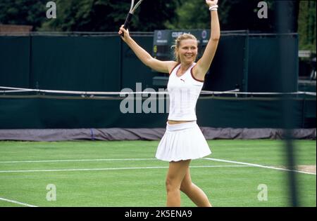 KIRSTEN DUNST, Wimbledon, 2004 Foto Stock