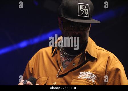 Curitiba, Parana, Brasil. 7th Ott 2022. (INT) Concerto di Detonautas durante la Rock Session 2022 a Curitiba. Credit: ZUMA Press, Inc./Alamy Live News Foto Stock