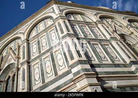 Esterno Mura del Duomo - Cattedrale di Santa Maria del Fiore - Firenze Italia Foto Stock