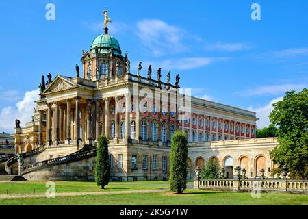 Università di Potsdam, Campus Neues Palais, Parco Sanssouci, Potsdam, Brandeburgo, Germania. Foto Stock