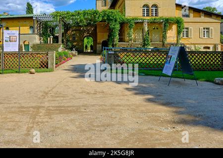 Le terme romane nel Parco Sanssouci, Potsdam, Brandeburgo, Germania. Foto Stock