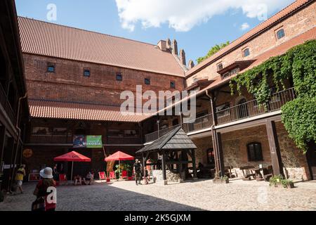 Castello di Nidzica, Voivodato Warmiano-Masuriano, Polonia Foto Stock