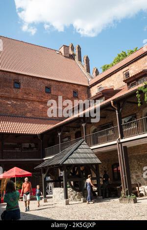 Castello di Nidzica, Voivodato Warmiano-Masuriano, Polonia Foto Stock