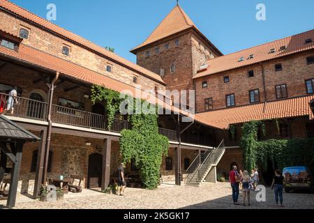 Castello di Nidzica, Voivodato Warmiano-Masuriano, Polonia Foto Stock