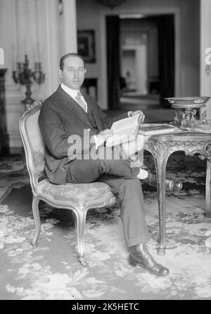 Abraham Simon Wolf Rosenbach (1876 – 1952) collezionista, studioso e venditore americano di libri e manoscritti rari. Foto Stock