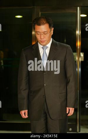 21 aprile 2006-Seoul, Corea del Sud-Chung EUI-Sun del presidente del gruppo motori Hyundai. Foto Stock