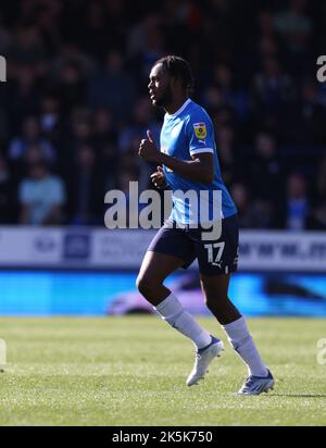 Peterborough, Regno Unito. 08th Ott 2022. Ricky Jade-Jones (PU) al Peterborough United contro Burton Albion, una partita della EFL League, al Weston Homes Stadium, Peterborough, Cambridgeshire. Credit: Paul Marriott/Alamy Live News Foto Stock