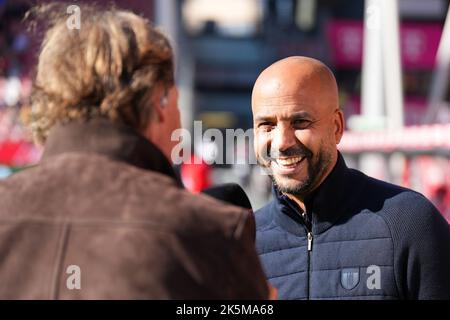 UTRECHT - AZ Alkmaar allenatore Pascal Jansen durante la partita olandese di Eredivie tra FC Utrecht e AZ Alkmaar allo Stadion Galgenwaard il 9 ottobre 2022 a Utrecht, Paesi Bassi. ANP ED DEL POL Foto Stock