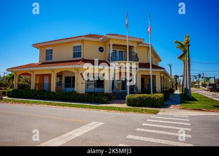 punta Gorda, FL, USA - 8 ottobre 2022: Foto di Swiss Connections un business a Punta Gorda FL Foto Stock