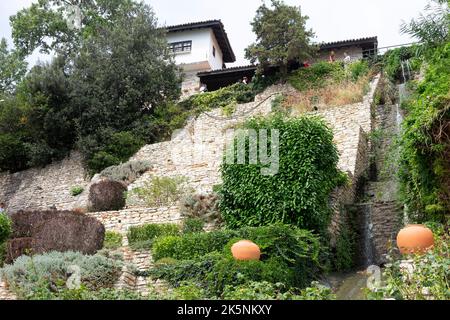 Palazzo e Giardini Botanici di Balchik in Bulgaria Foto Stock