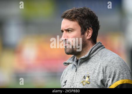 York, Inghilterra -11th Settembre 2022 - James Ford Head Coach of York Knights. Campionato di rugby League Betfred, York City Knights vs Workington Town al LNER Comunnity Stadium, York, Regno Unito Foto Stock