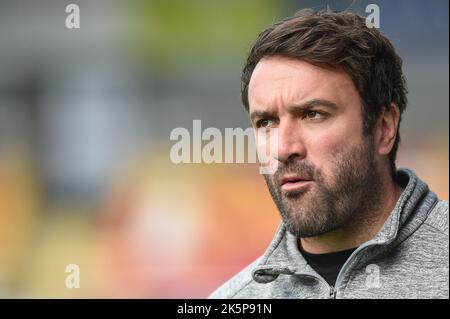 York, Inghilterra -11th Settembre 2022 - James Ford Head Coach of York Knights. Campionato di rugby League Betfred, York City Knights vs Workington Town al LNER Comunnity Stadium, York, Regno Unito Foto Stock