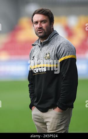 York, Inghilterra -11th Settembre 2022 - James Ford Head Coach of York Knights. Campionato di rugby League Betfred, York City Knights vs Workington Town al LNER Community Stadium, York, Regno Unito Foto Stock