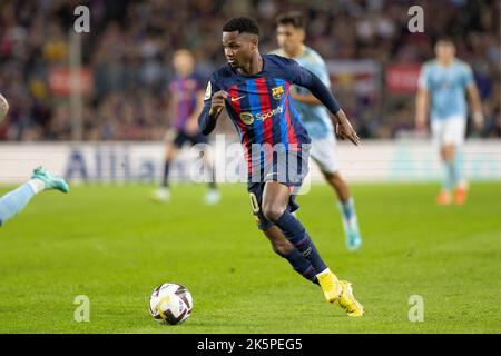 Barcellona, Spagna. 09th Ott 2022. Partita di calcio spagnola la Liga Santander FC Barcelona vs Celta allo stadio Camp Nou Barcellona, 17 Settembre 2022 900/Cordon Press Credit: CORDON PRESS/Alamy Live News Foto Stock
