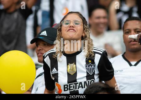 Belo Horizonte, Brasile. 09th Ott 2022. MG - Belo Horizonte - 10/09/2022 - BRASILIANO A 2022 ATLETICO -MG X CEARA - Atletico-MG tifosi durante una partita contro Ceara allo stadio Mineirao per il campionato brasiliano A 2022. Foto: Fernando Moreno/AGIF/Sipa USA Credit: Sipa USA/Alamy Live News Foto Stock