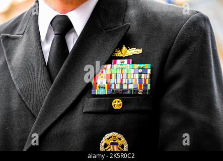 Uomo in uniforme Foto Stock