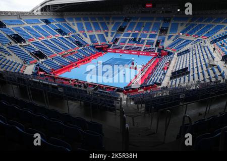 Tokyo, Giappone. 9th Ott 2022. General view Tennis : Rakuten Japan Open Tennis Championships 2022 al Colosseo Ariake di Tokyo, Giappone . Credit: AFLO SPORT/Alamy Live News Foto Stock