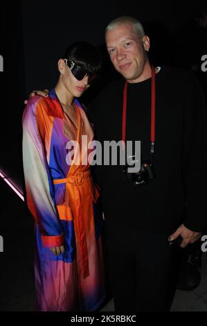 Fleur du Mal 10° anniversario al Sunset Edition di Los Angeles, foto di Nadja Sayej al LAFW, Los Angeles Fashion Week 2022 Foto Stock