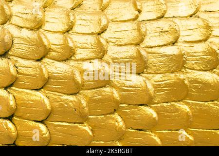 Abstract scale dorate primo piano texture Foto Stock