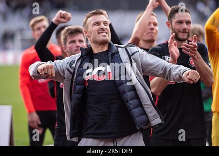 Aarhus, Danimarca. 09th Ott 2022. Erik Sviatchenko del FC Midtjylland visto dopo la partita Superliga del 3F tra Aarhus GF e FC Midtjylland al Ceres Park di Aarhus. (Photo Credit: Gonzales Photo/Alamy Live News Foto Stock