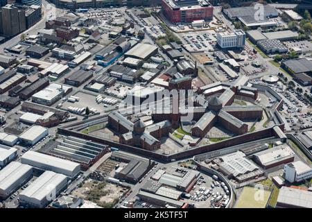 HMP Manchester, precedentemente Strangeways Gaol, Manchester, 2021. Foto Stock