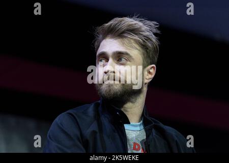 Ottobre 9, 2022, New York, New York, Stati Uniti: Daniel Radcliffe partecipa a un panel STRANO: The al Yankovic Story durante New York Comic con al Jacob Javits Center (Credit Image: © Lev Radin/Pacific Press via ZUMA Press Wire) Foto Stock