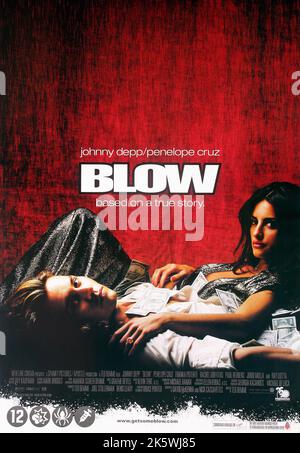 Poster del film Blow 2001 Johnny Depp & Penelope Cruz Foto Stock