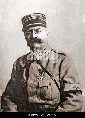 WW1 : l'Image de la Guerre - Adolphe MESSIMY (1869-1935) Ministro della guerra - Illustrazione del fotografo francese Henri MANUEL (1874-1947) Foto Stock