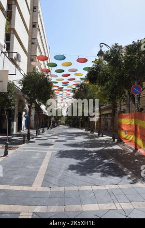Strade vuote di Gerusalemme durante Rosh Hashanah 2022 Foto Stock